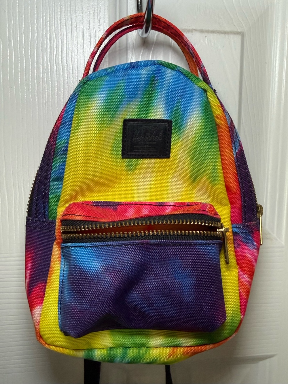 Mini Tie-Dye Backpack Shoulder Bag in Multicolor